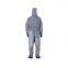 Breathable Grey Polyester Spray Suit Reusable Painting Overall