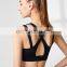 High Support Adjustable Shockproof Sports Bra Fixed Pads Sweat-Wicking Fitness Gym Bra Top Women Outdoor Trainig Wear Outfit