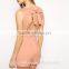 2015 china manufacturer customized fashion ladies sexy pink bib-front romper                        
                                                Quality Choice