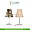 Wine Glass Candle Lampshades battery operated mini table lamp