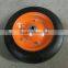 high quality 14" wheelbarrow use solid rubber wheel 14x4