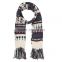 Promotional winter Christmas knitted scarf for lady