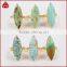 Fashion marquise natural gemstone turquoise rings jewelry