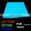 SMD5050 Panel light led rgb 30X30 10w CCT color temperature adjustable led panel light