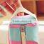 2016 simple design canvas student pen bag useful cute pencil bag fashionable colorful bag