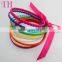 low price mix color resin plastic strong baby all kinds of bracelet