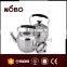 Korea style highly quality stainless steel whistling kettle
