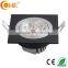 china supplier black lighting ceiling square 3w 9w bridgelux adjustable led ceiling panel light