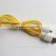 Wholesale flat design jelly color micro usb cable, flat design usb charger cable