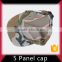 High capability eco-friendly 5 panel hat wholesale with plate
