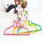 Standby wholesale kids velvet flocked hanger for clothes