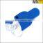 Blue Plastic Retractable Auto Logo Printed Waist Cicumference Glass Fiber Tape Body Measure Fitness
