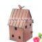 Rustic outdoor wholesale red metal bird house