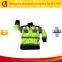 Fluorescent Green Safety Working Jacket with Reflective Tapes