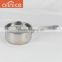 Non-magnetic stainlesss teel induction cookware set with 3pcs kithchen utensils