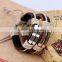top selling braided plain leather bracelet
