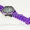 Fashion custom logo stainless steel backcase quartz movt western watch