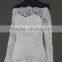 Latest Design Boat Neck Appliqued Long Sleeve Lace Wedding Dresses