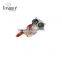 Wholesale jewelry supplier alloy and rhinestone mix color owl brooch jewelry