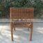 New design outdoor furniture aluminum rattan dining chair