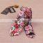 Men Casual Fashion Floral Cotton Slim Tie Necktie