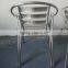 outdoor elegant stackable arm restaurant chair YC020