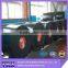 Chemical resistant conveyor belt with exceptionally high longitudinal rip Resistance