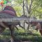 Large outdoor animatronic dinosaur christmas decorations