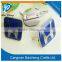 lovely adorable blue metal badge for car/brand stamped logo/well-know letter