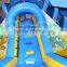 amazing four directions inflatable dry slide