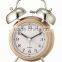 Two bell ring quartz sweep alarm clock