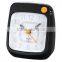 Cute design Desktop white alarm Clock with Crescendo Beep sound