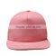 High Quality Blank Flat Brim 5 Panel Snapback Cap/Hat