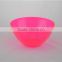 4QT plastic deep round food bowl
