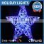 Fancy Christmas led star decoration samrt cheap led star light with high quality metal lighted star wall decor