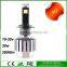 2016 super bright led headlight bulb h7 cob h7 led approved