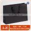 laminated flat handles bottom custom glossy paper packaging bag with logo