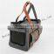carrying tote dog carrier cat bags plastic mesh rip-free 2 tones oxford material