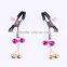 Double Bell Nipple clips Sexy Toys Female Massage non-piercing Stainless long nipple clip