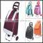 Promotion Foldable Design Shopping Trolleys Cart With Two Wheels