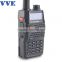 with button dual band two way radio for construction
