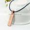 Fashionable product of rose gold drop magnetic pendant jewelry with stones