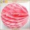2015 hot products interior hanging decoration wave tissue paper honeycomb ball