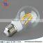 Mingshuai Edison LED filament bulb A60 with plastic lamp 4W E27 dimmable led light