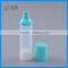 Plastic bottle cosmetic packaging with airless pump bottle