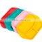 Fashion Colorful Design Safety Baby Fedding Dinner Plates Children Dinnerware Silicone placemat