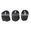 Set of 3 Black Long Neck Golf Club Head Covers Headcover Protect 1 3 5