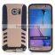 Bumper Football Texture Rocket Back Cover Cases for Samsung Galaxy s6