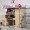 High Quality Metal Bunk Bed With Desk And Wardrobe