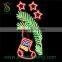 led christmas bell motif light for street decoration